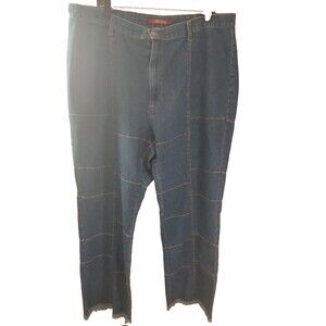 Vintage Bill Blass Brittany High Rise Women's Wide Leg Stitching 18W